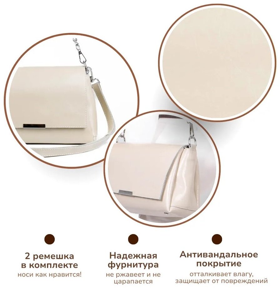 Сумка кросс-боди натуральная кожа бежевый купить,NaN