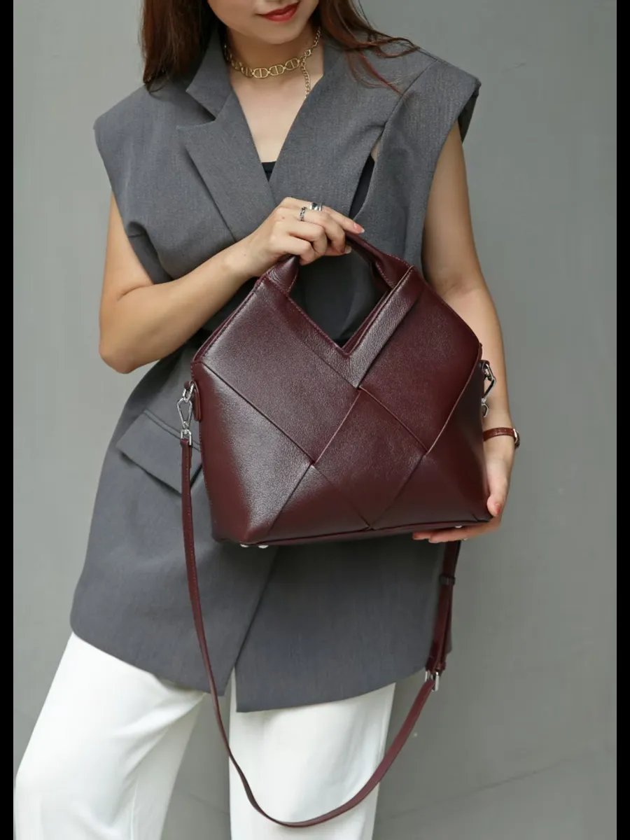 Мини-сумка A&U BAGS натуральная кожа красный купить,NaN