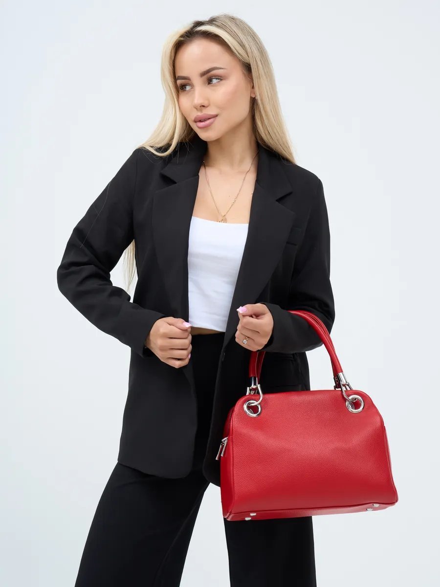 Мини-сумка Adellina текстиль красный купить,NaN