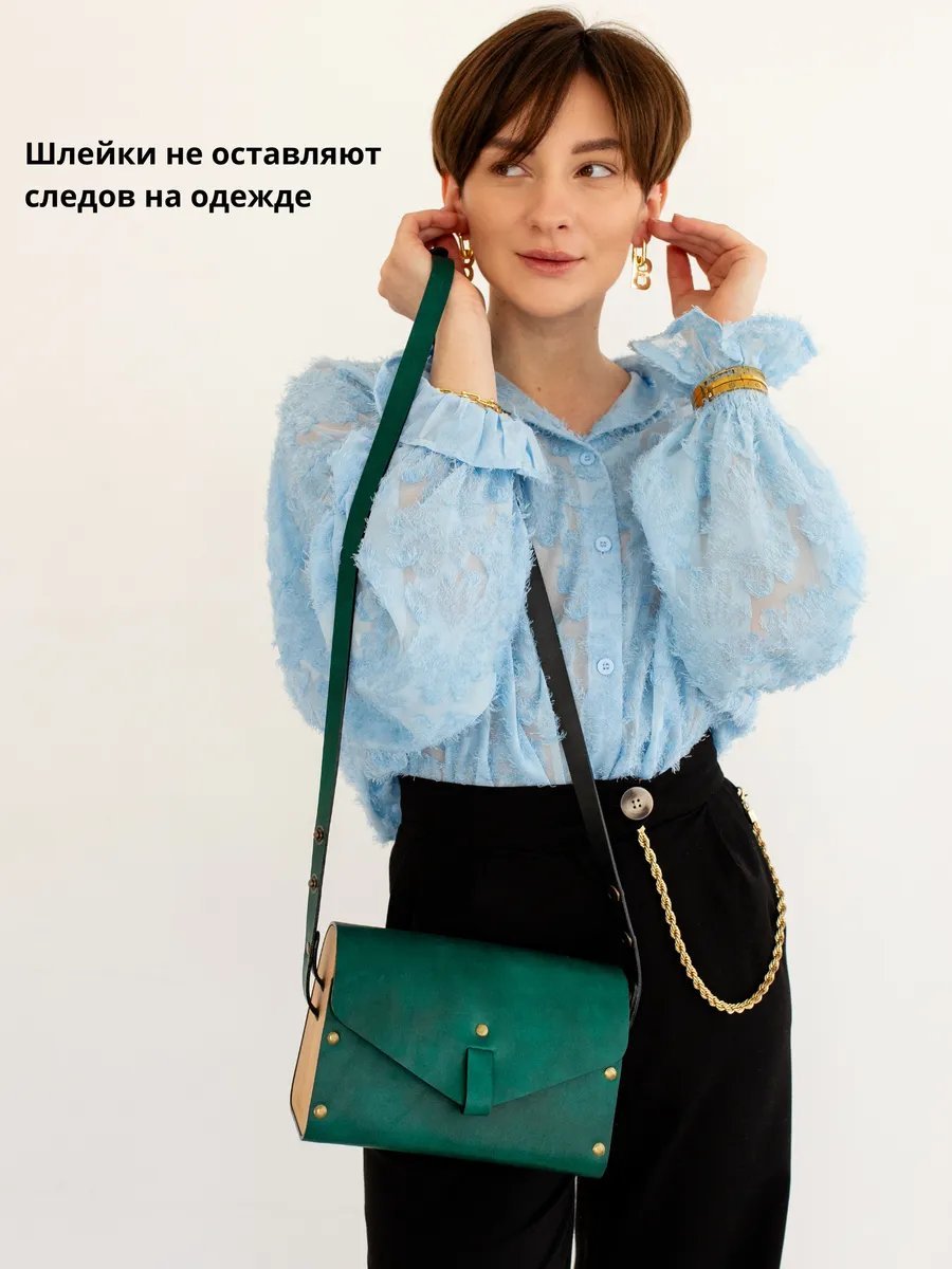 Мини-сумка BECAUSE BAGS натуральная кожа бежевый