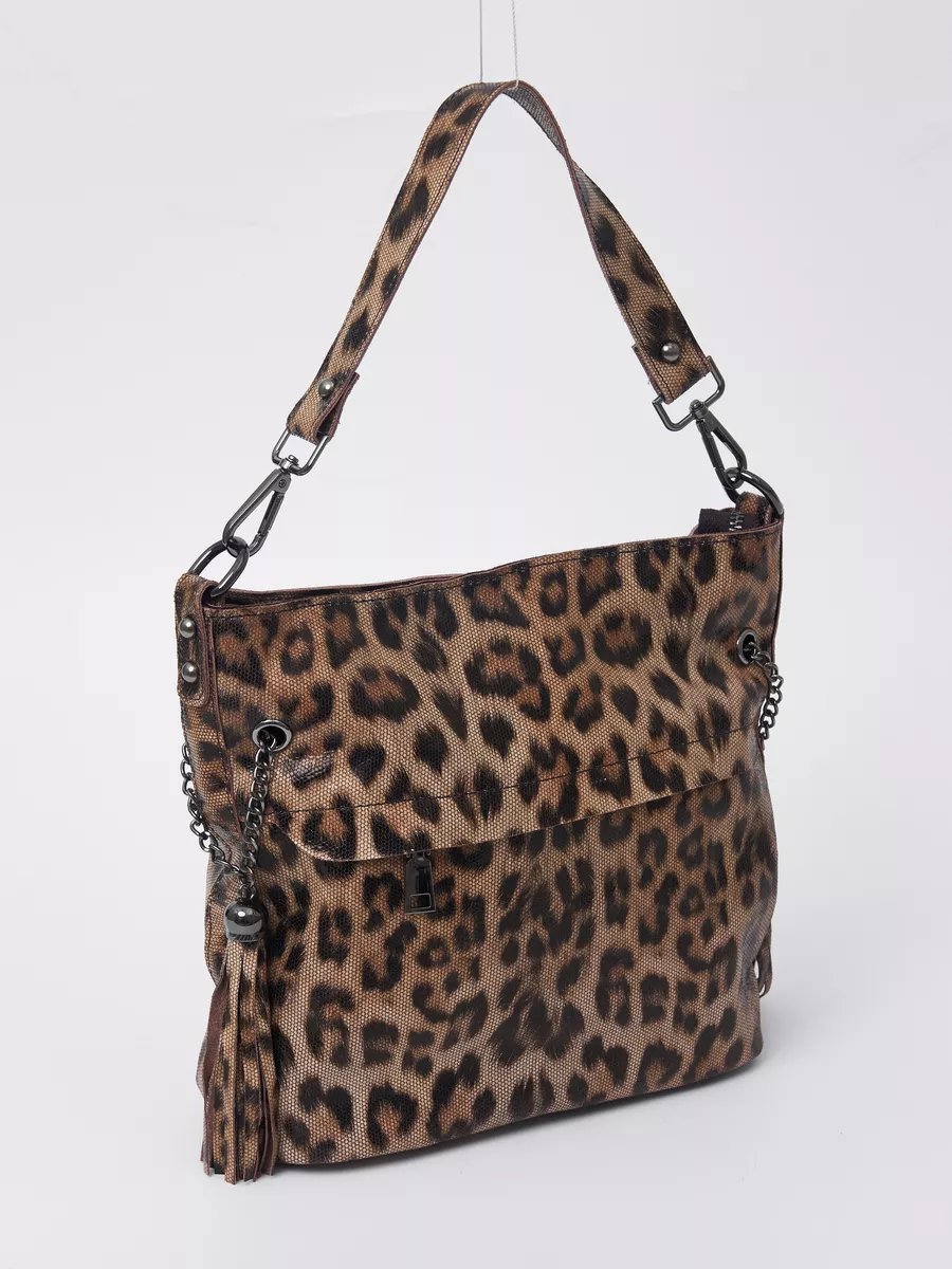 Сумка багет saaba bags полиэстер коричневый купить,NaN