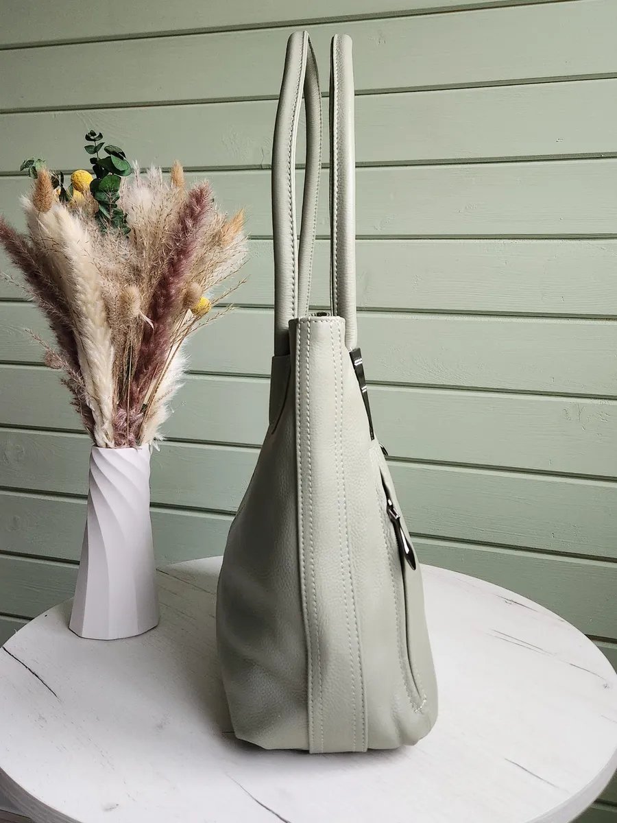 Мини-сумка FEELBAGS натуральная кожа зеленый купить,NaN