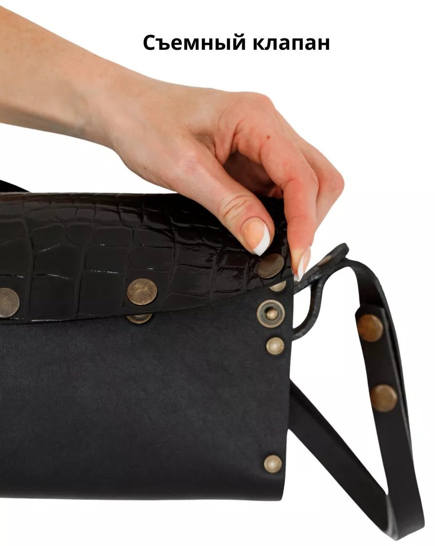 Мини-сумка BECAUSE BAGS натуральная кожа бежевый