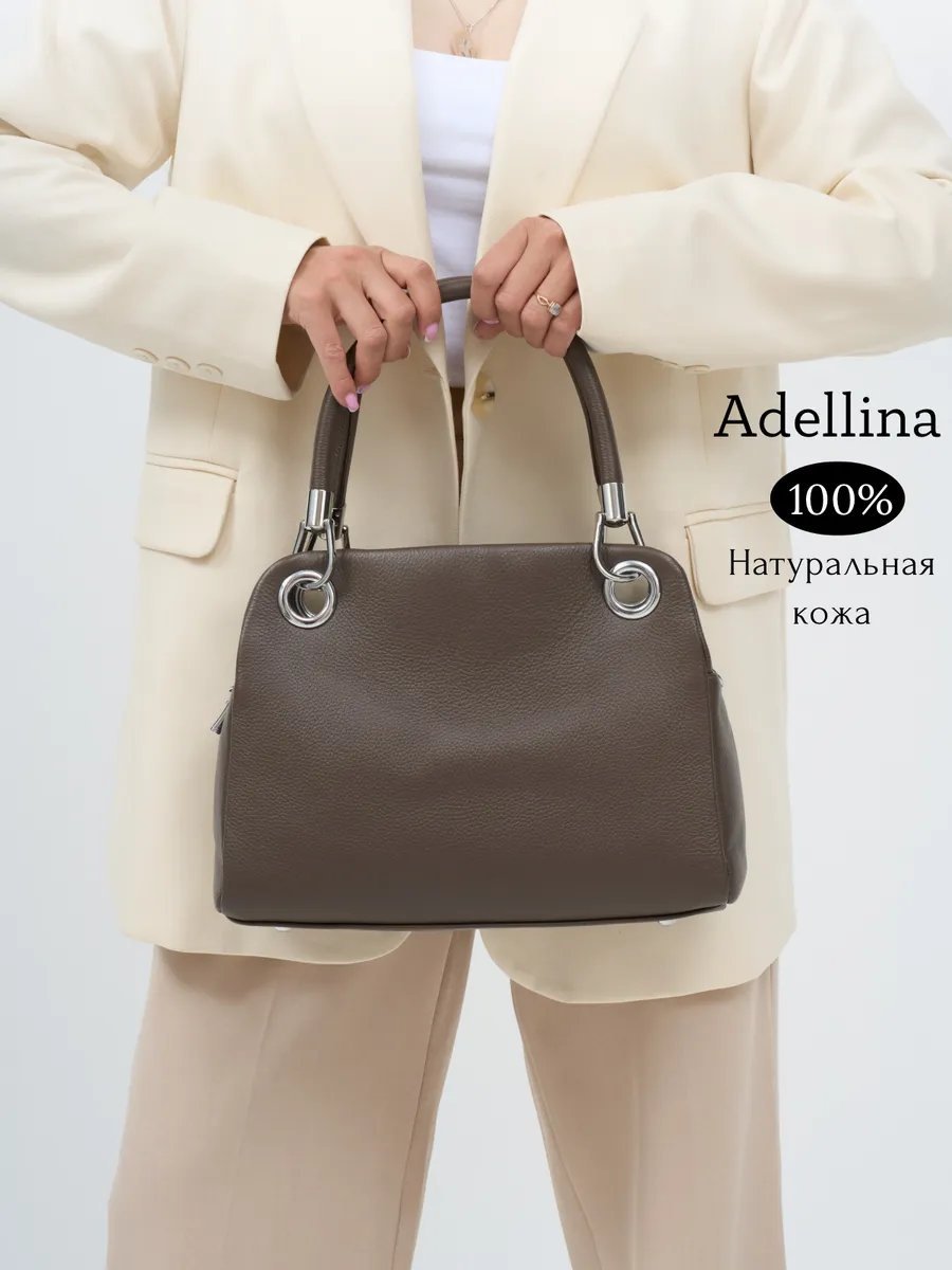 Мини-сумка Adellina текстиль зеленый