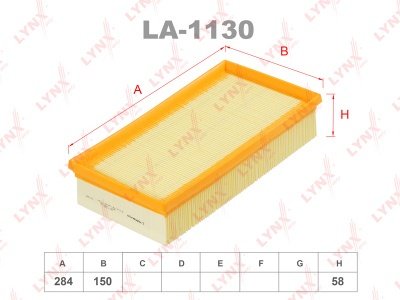 LYNXauto воздушный фильтр LA-1130 купить,NaN