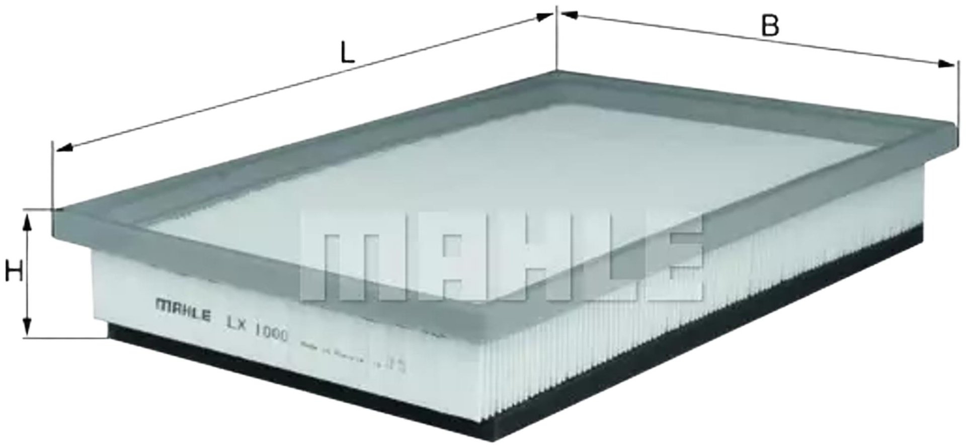 MAHLE воздушный фильтр LX1000 купить,NaN