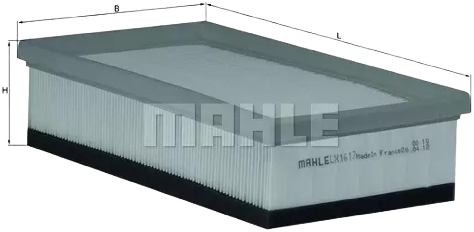 MAHLE воздушный фильтр LX1617 - ForteMarket MAHLE воздушный фильтр LX1617 купить,NaN