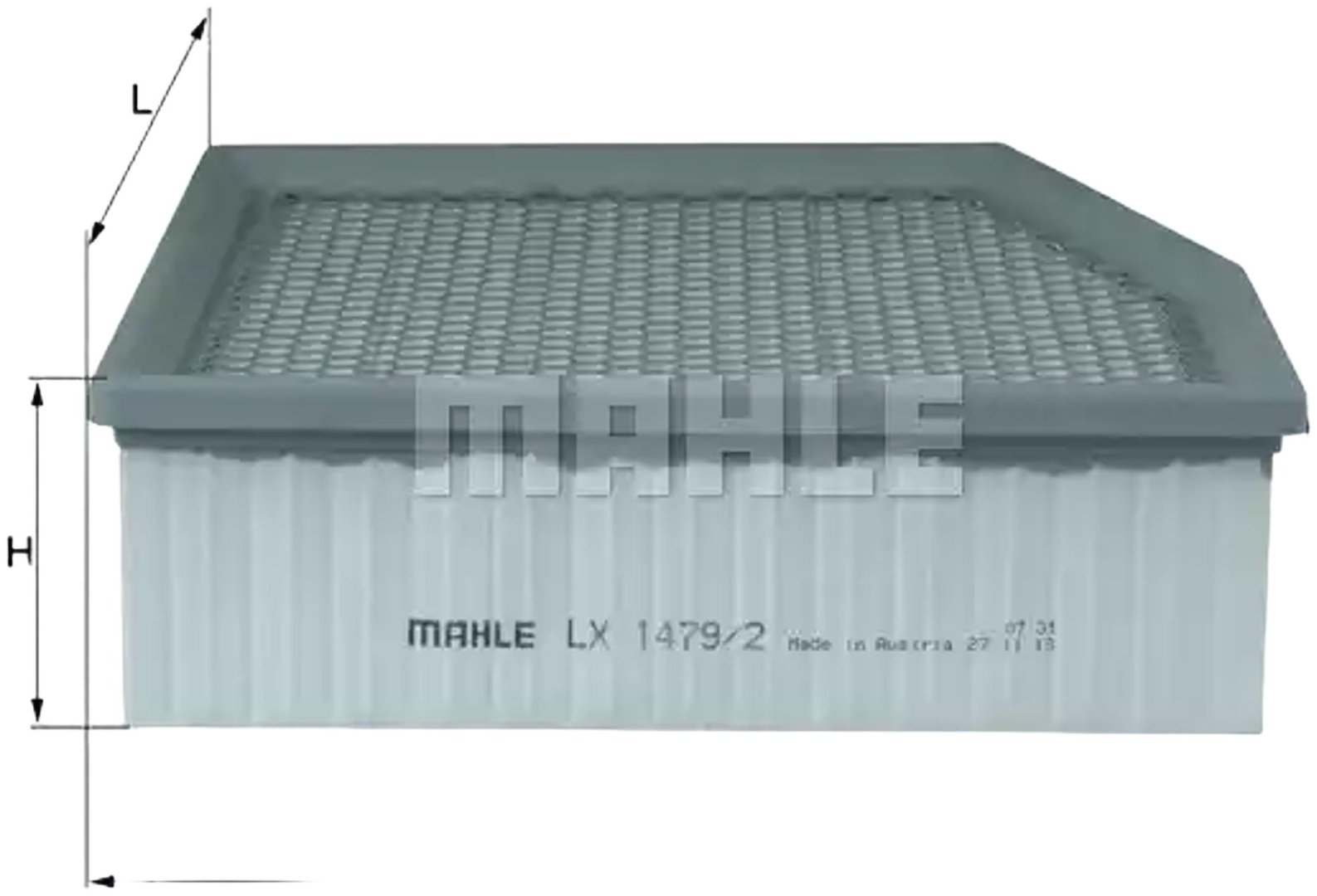 MAHLE воздушный фильтр LX14792 купить,NaN