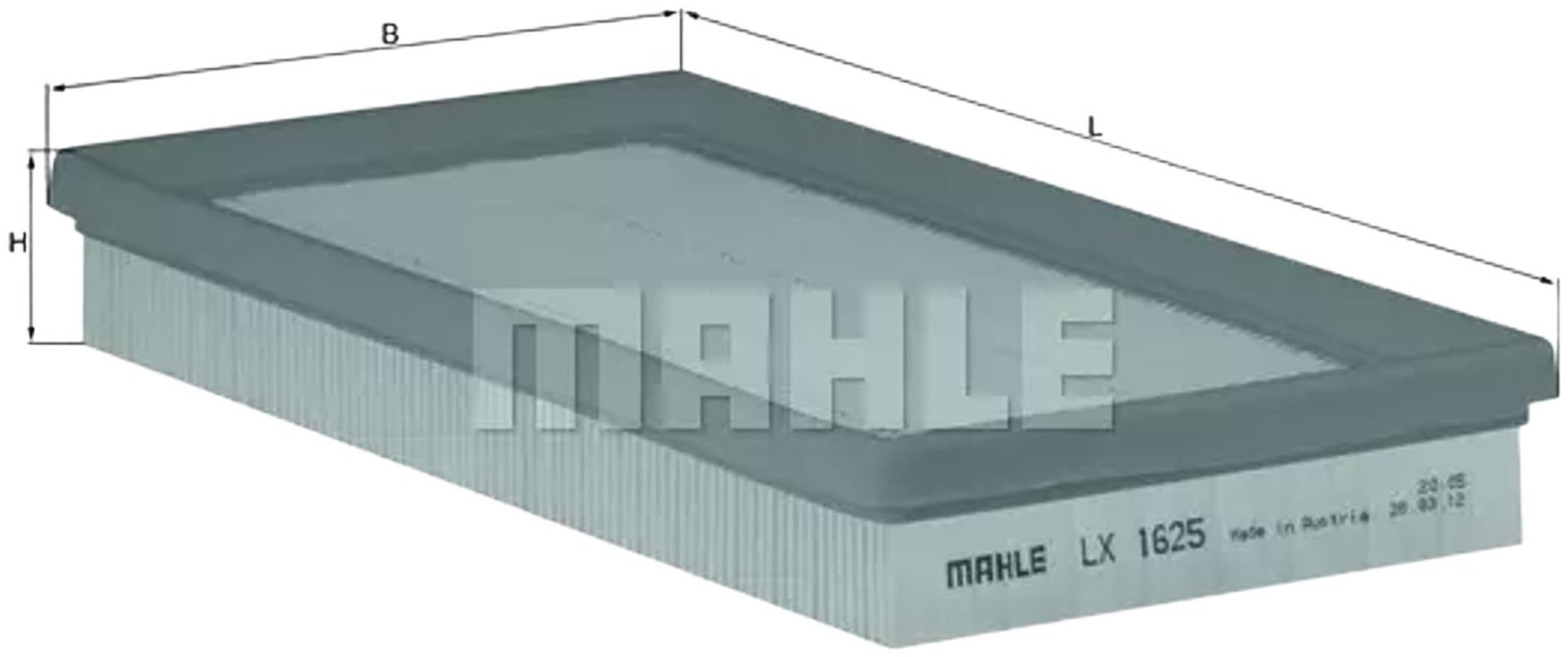 MAHLE воздушный фильтр LX1625 купить,NaN