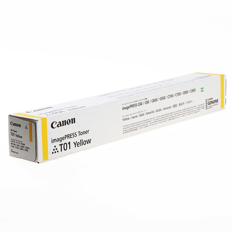 Тонер-картридж Canon T01 Yellow 8069B001 желтый