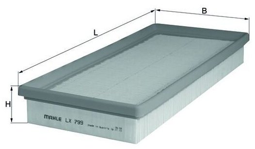 MAHLE Воздушный Фильтр LX799 купить,NaN