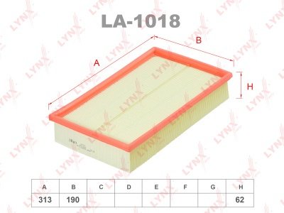 LYNXauto воздушный фильтр LA-1018 купить,NaN