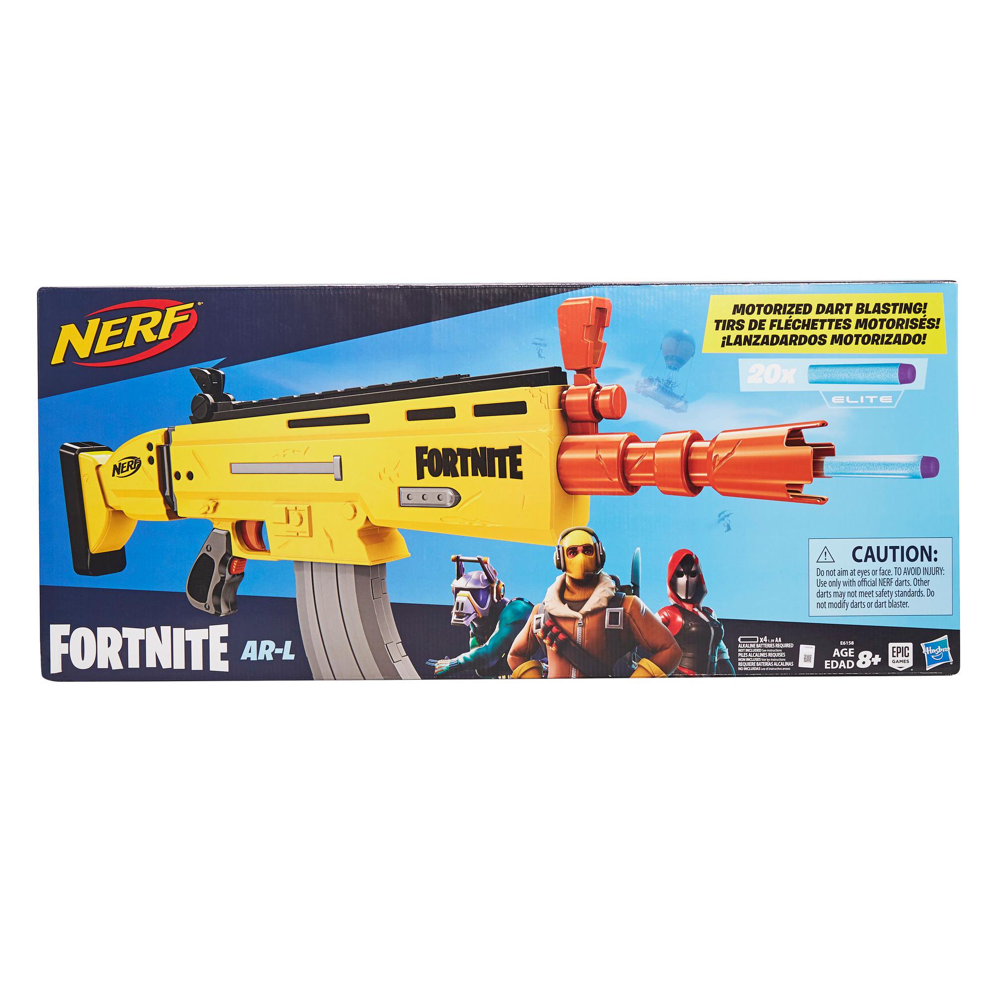 Бластер Hasbro Nerf Фортнайт Скар E6158 желтый купить,NaN