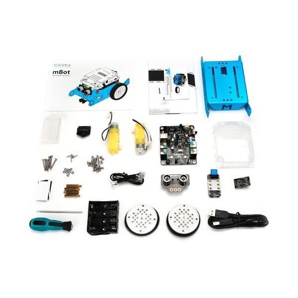 Конструктор Makeblock 90053 mBot V1.1 Bluetooth синий купить,NaN