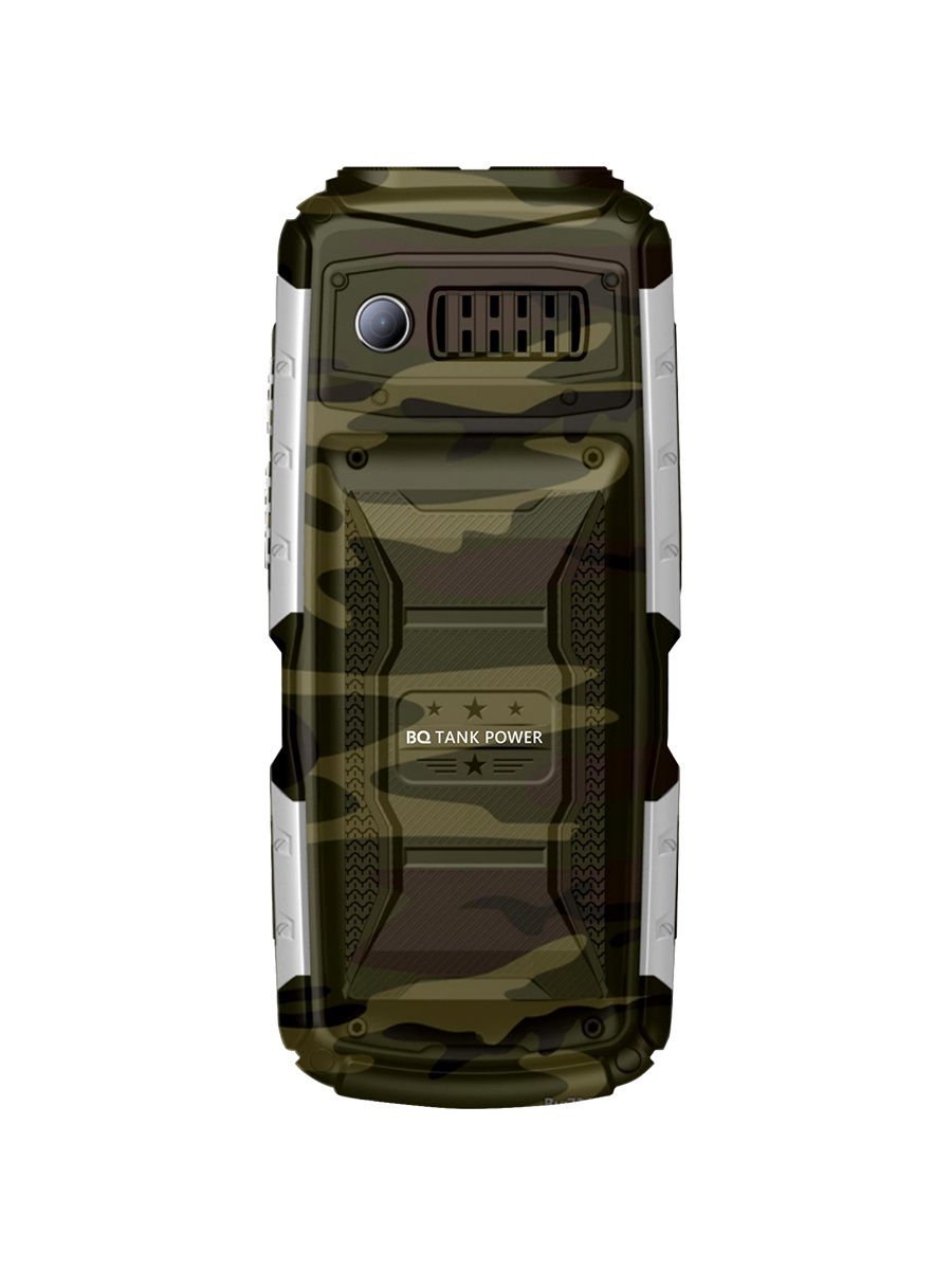 Мобильный телефон BQ-2430 Tank Power Camouflage Silver