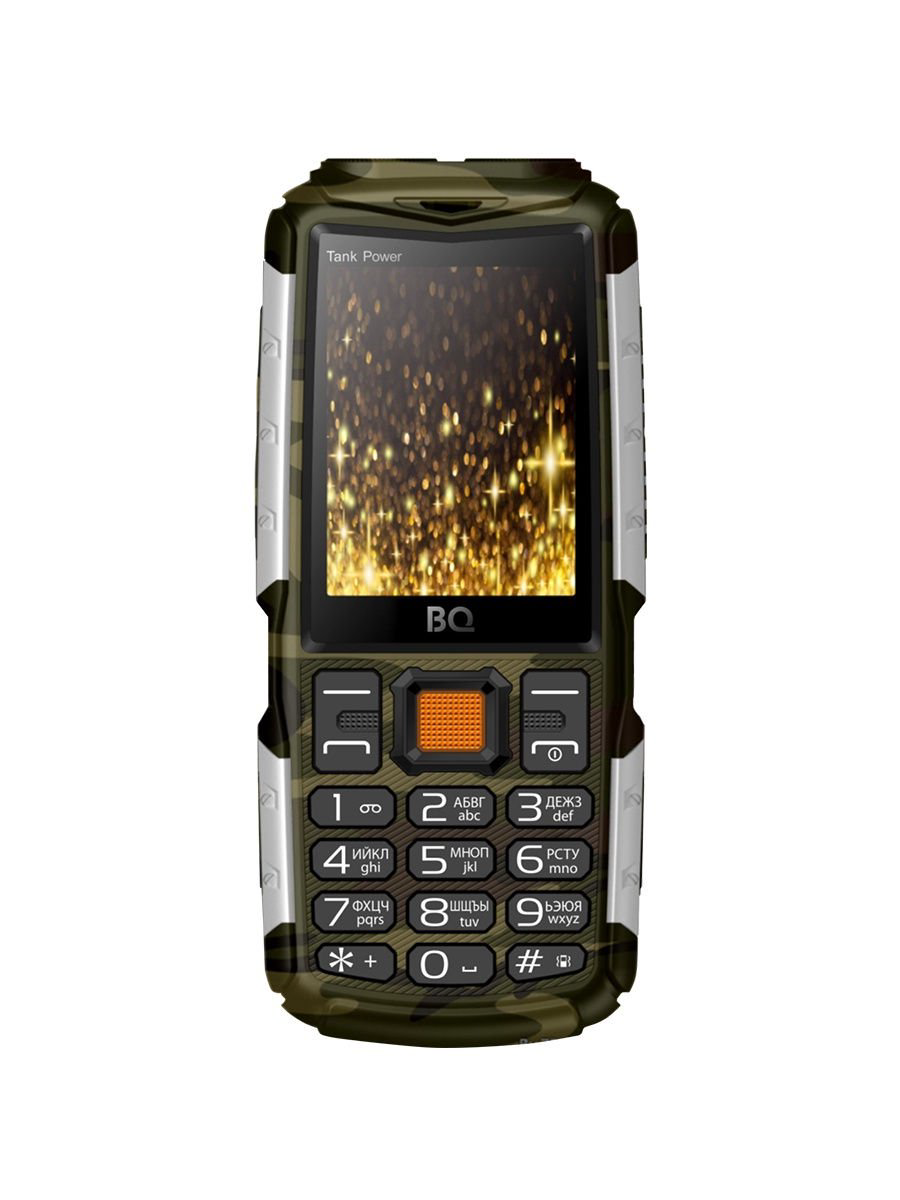 Мобильный телефон BQ-2430 Tank Power Camouflage Silver купить,NaN