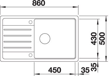 Кухонная мойка Blanco Legra XL 6S кофе  купить,0