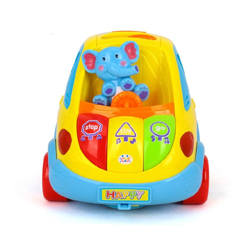 Игрушка развивающая HuiLe Игрушка-сортер Веселый автобус 2 896 купить,NaN
