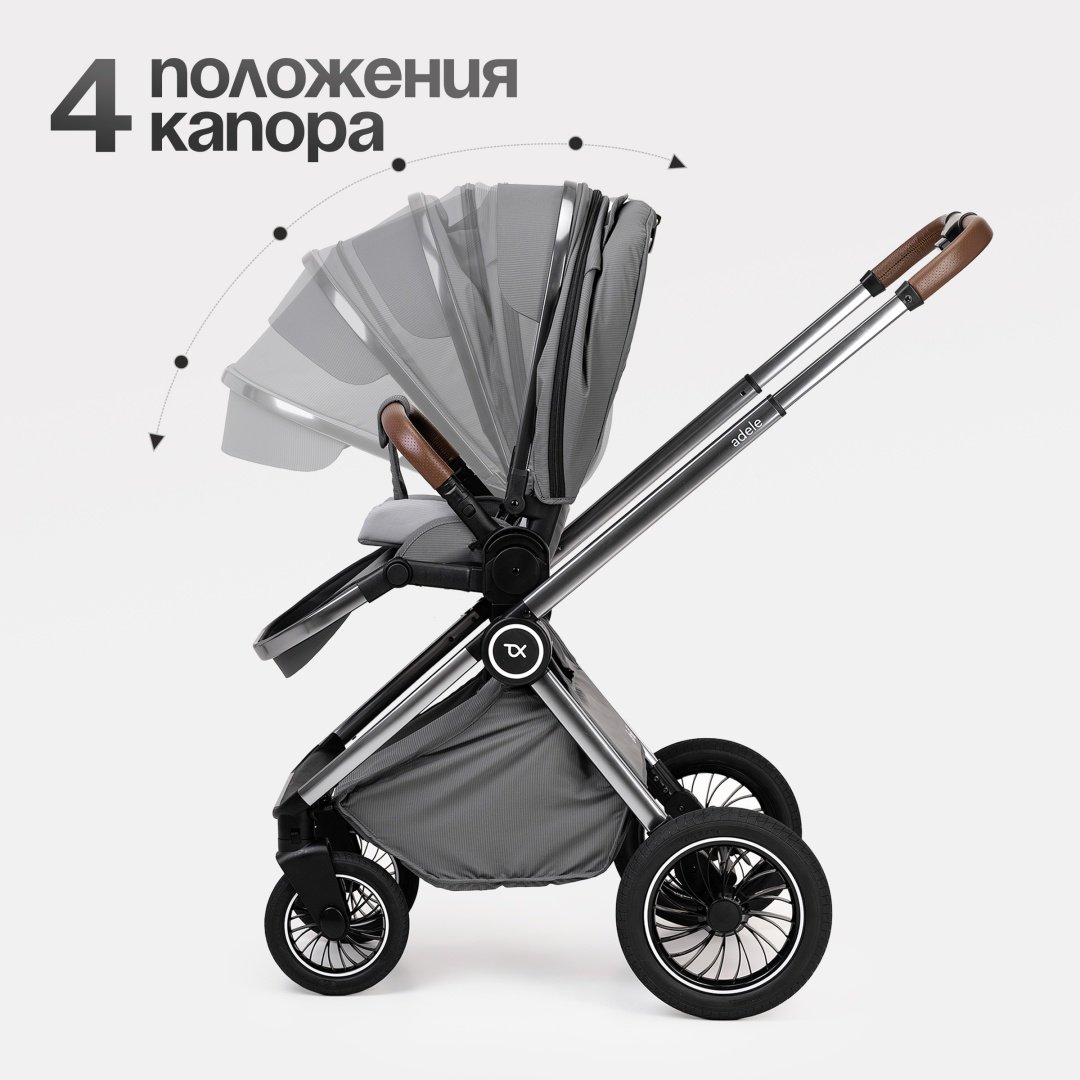 Коляска прогулочная TOMIX Adele, серый купить,0