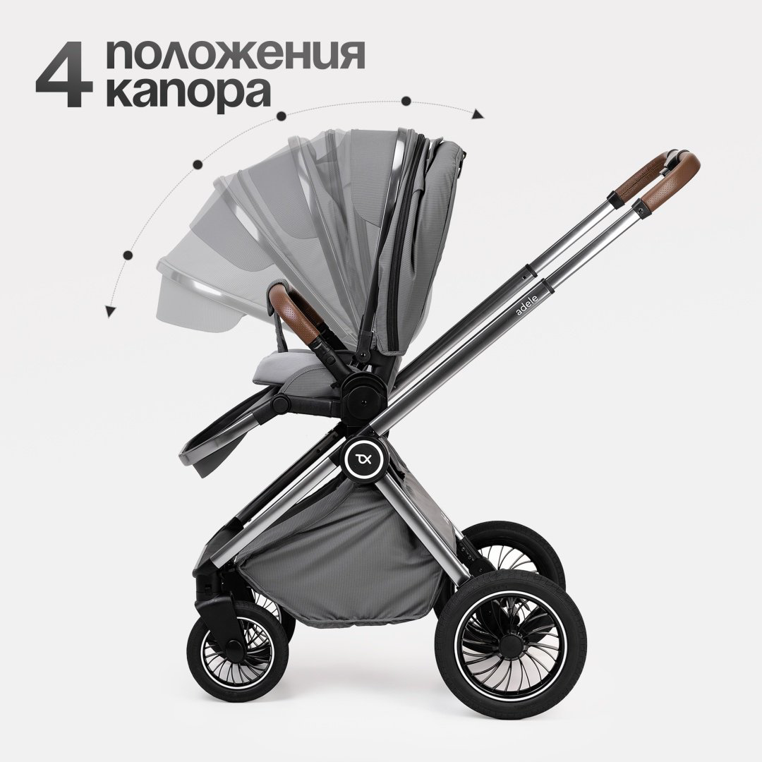Коляска прогулочная TOMIX Adele, серый купить,NaN