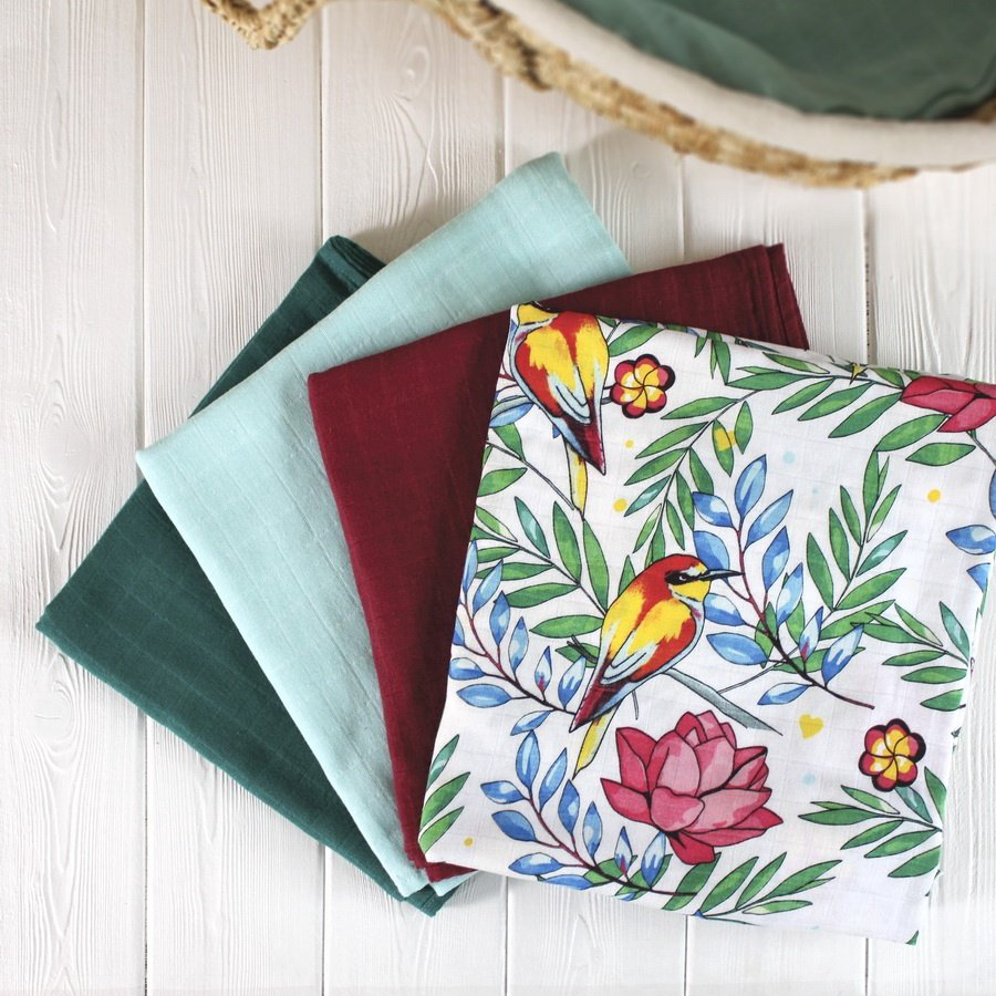Пеленка текстильная Tommy Lise Blooming Day 701306, 1 шт, 120x120 см купить,NaN