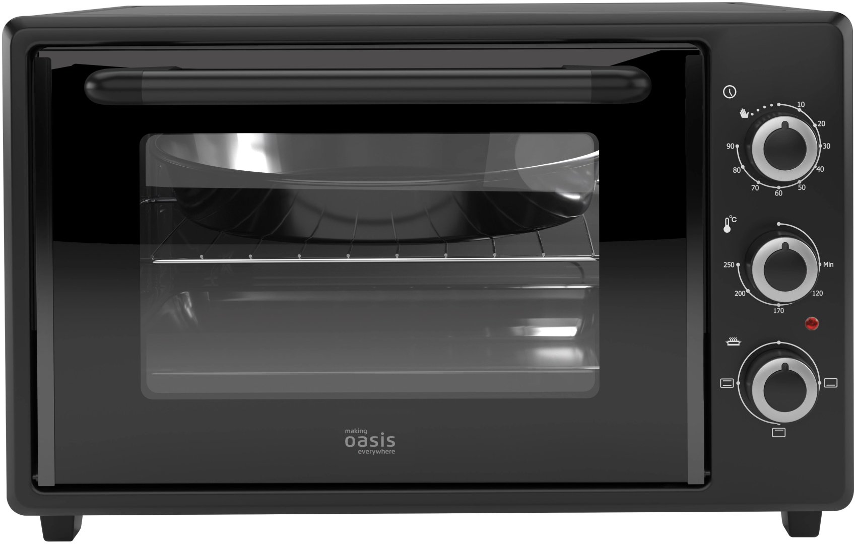 Настольная электропечь Oasis M-40B черный