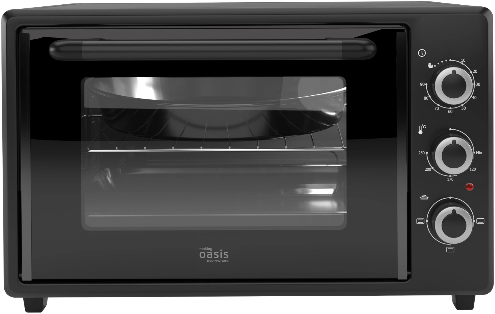Настольная электропечь Oasis M-40B черный купить,NaN