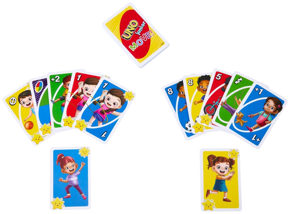 Настольная игра UNO Mattel: UNO Junior, Move! купить,0