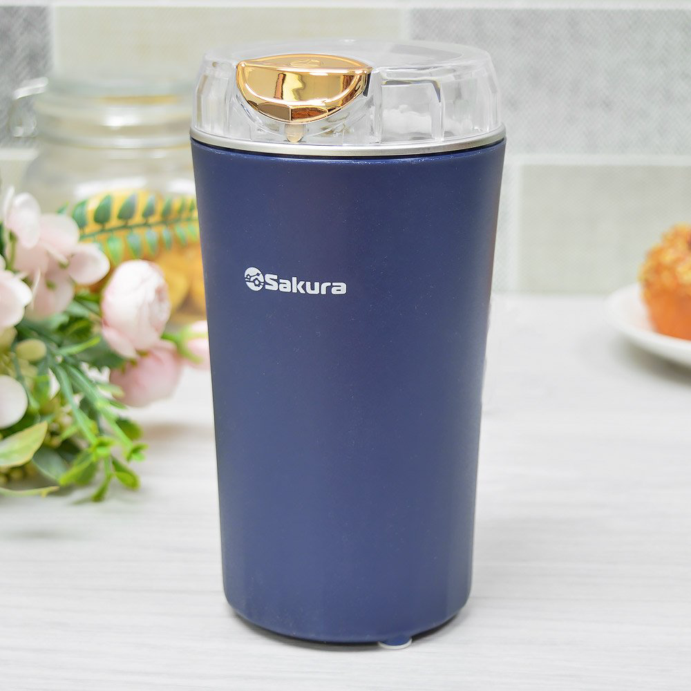 Кофемолка SAKURA SA-6178BL синий купить,NaN