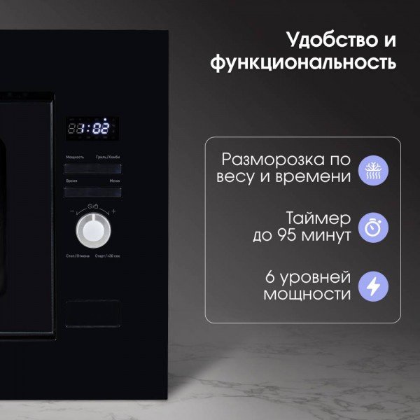 Микроволновая печь Zigmund &amp; Shtain BMO 25 B черный купить,NaN