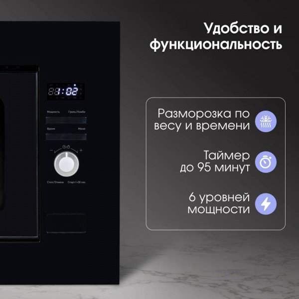 Микроволновая печь Zigmund &amp; Shtain BMO 25 B черный купить,NaN