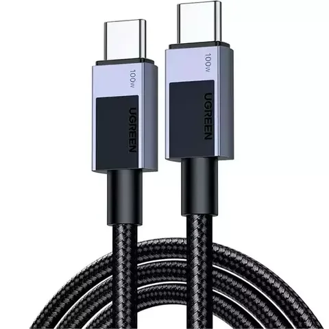 Кабель для телефона UGREEN L512 USB-C to USB-C PD Fast Charging 2m 45064 Black