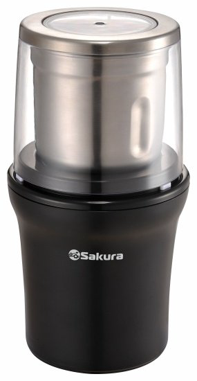 Кофемолка SAKURA SA-6163BK черный, стальной