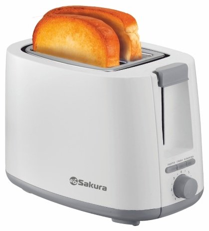 Тостер SAKURA SA-7612W белый