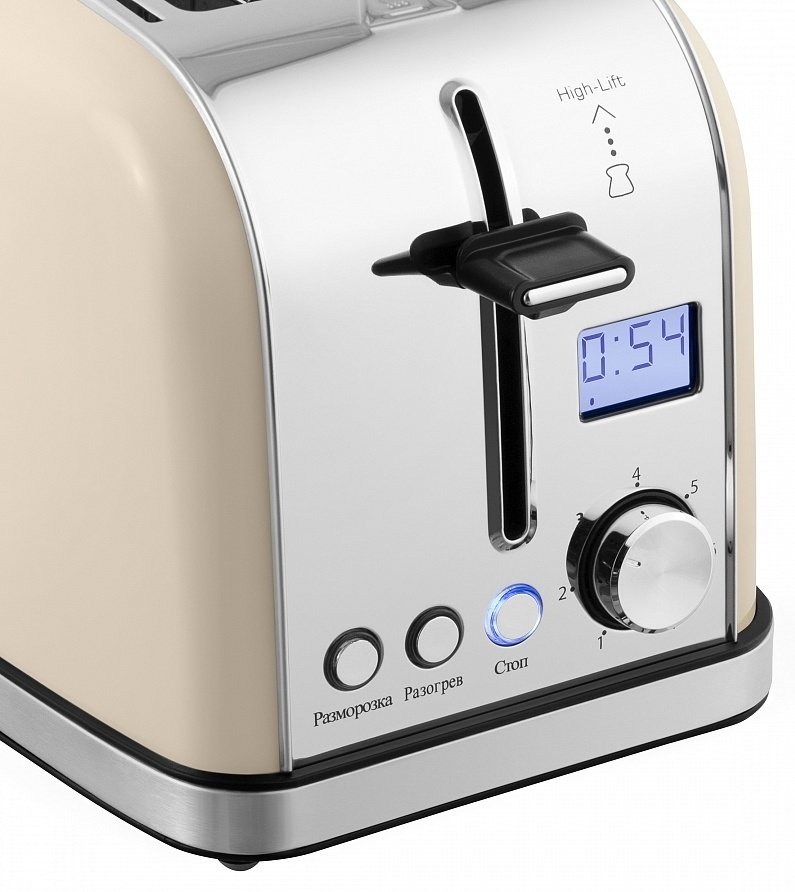 Тостер MAUNFELD MF-821 бежевый - ForteMarket Тостер MAUNFELD MF-821 бежевый купить,0
