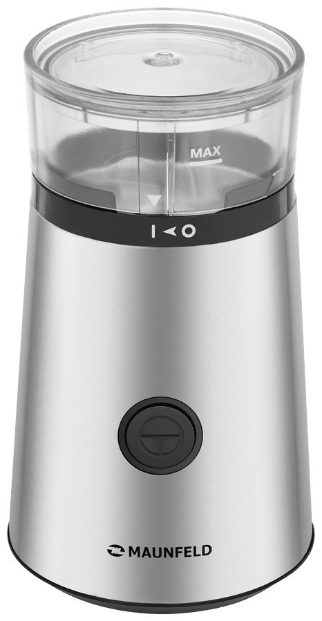 Кофемолка MAUNFELD MF-522S серебристый купить,NaN
