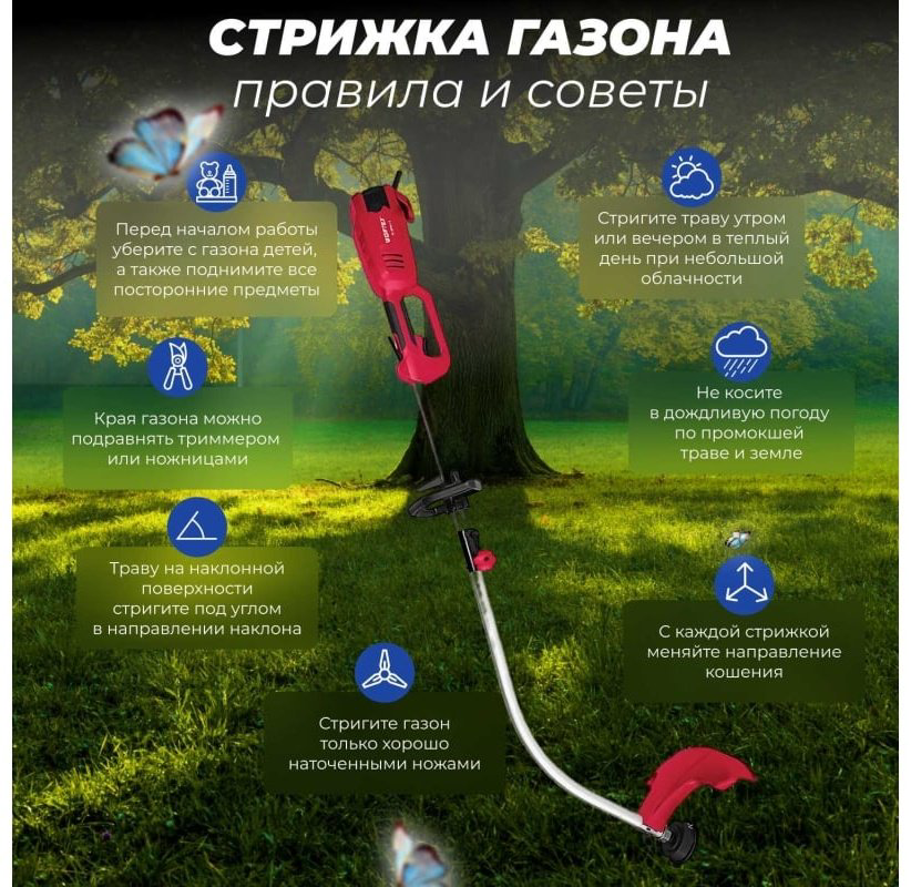 Триммер электрический WORTEX TE 3610-1 S 0318225, леска купить,NaN