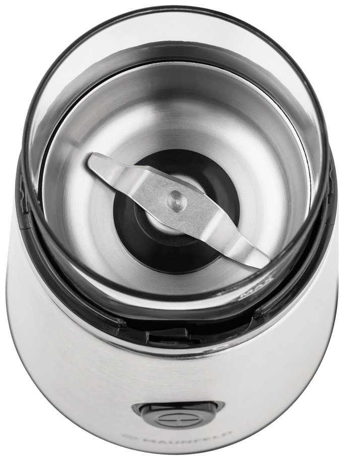 Кофемолка MAUNFELD MF-522S серебристый - ForteMarket Кофемолка MAUNFELD MF-522S серебристый купить,0