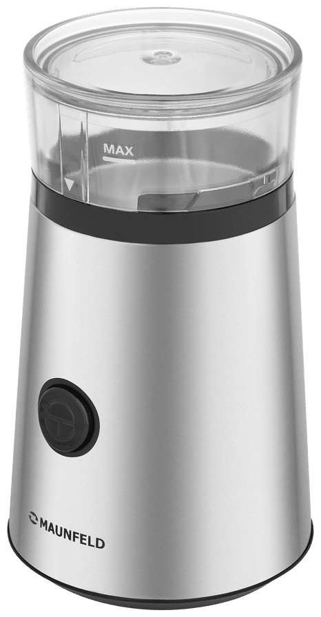 Кофемолка MAUNFELD MF-522S серебристый купить,NaN