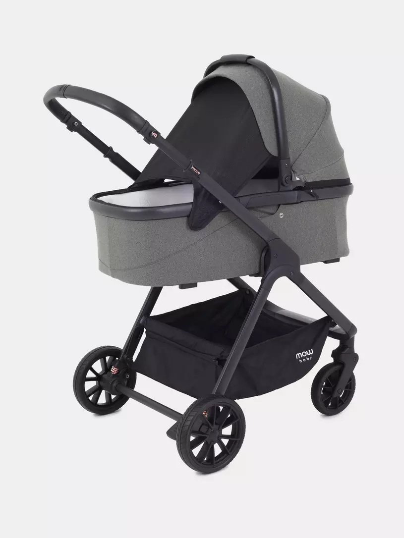 Коляска универсальная 2 в 1 MOWbaby Move, серый купить,NaN