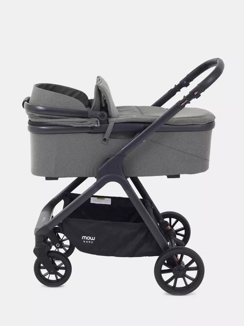 Коляска универсальная 2 в 1 MOWbaby Move, серый купить,0