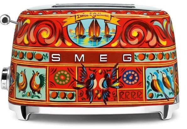 Тостер Smeg Dolce&amp;Gabbana TSF01DGEU оранжевый