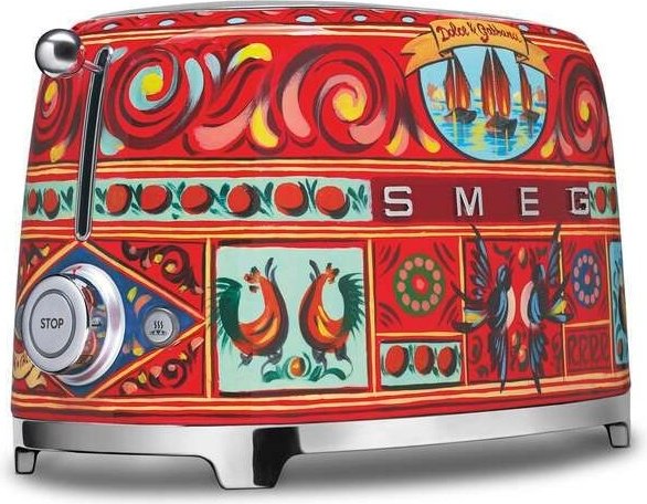 Тостер Smeg Dolce&Gabbana TSF01DGEU оранжевый - ForteMarket Тостер Smeg Dolce&Gabbana TSF01DGEU оранжевый купить,0