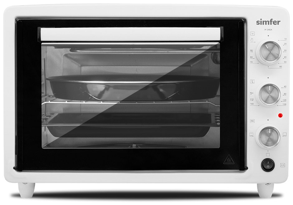 Настольная электропечь Simfer M3404 белый купить,NaN
