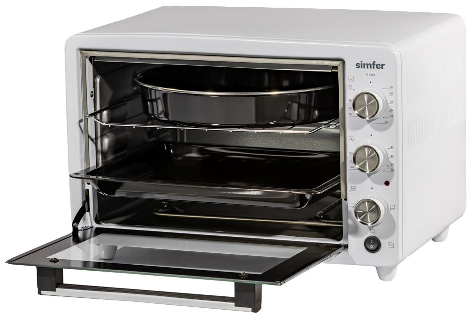 Настольная электропечь Simfer M3404 белый купить,NaN