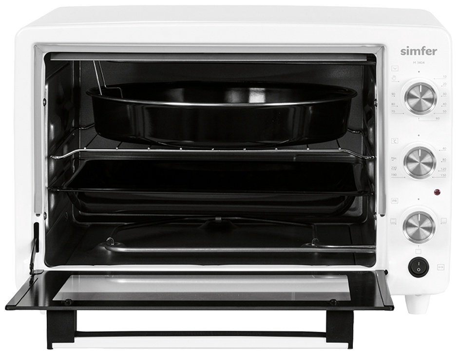 Настольная электропечь Simfer M3404 белый купить,NaN