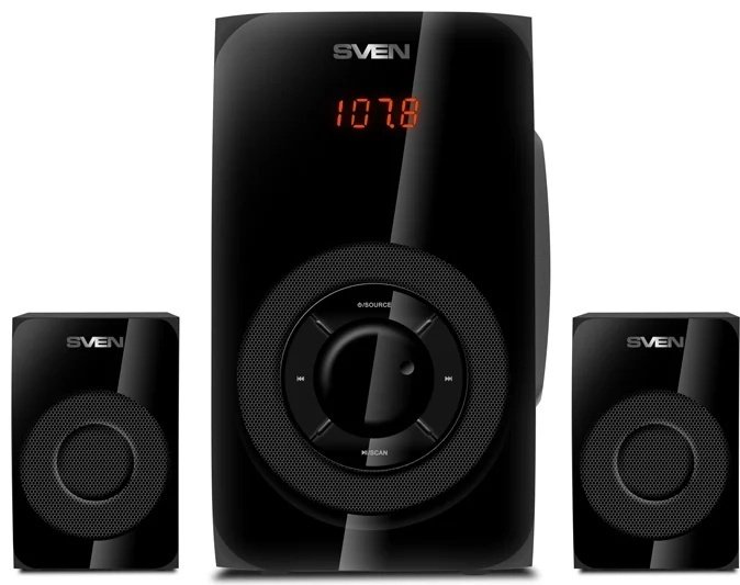 Компьютерные колонки SVEN MS-2020 черный - ForteMarket Компьютерные колонки SVEN MS-2020 черный купить,0