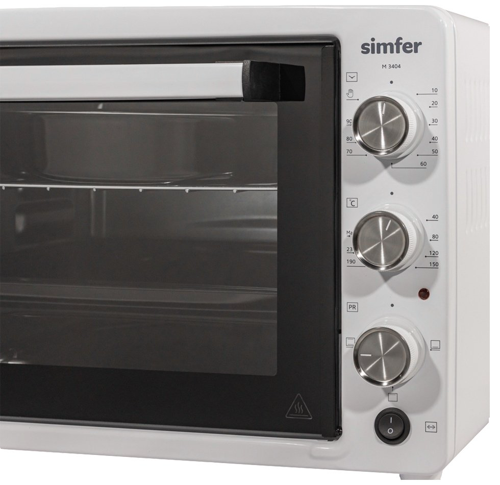 Настольная электропечь Simfer M3404 белый купить,NaN
