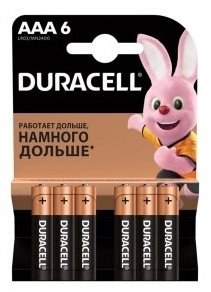 Батарейка AAA Duracell 6 шт