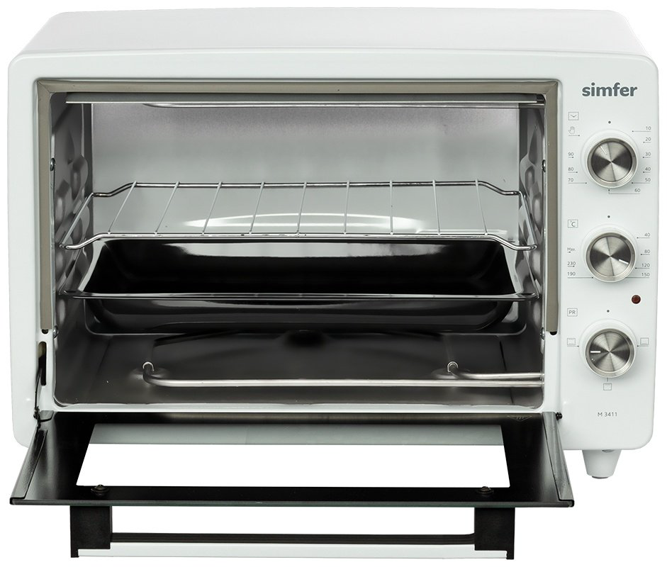 Настольная электропечь Simfer M3411 белый купить,NaN